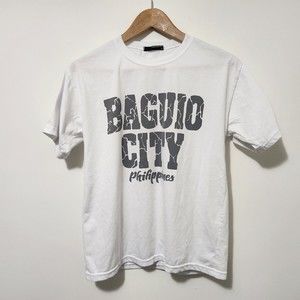 PAGE JEANS Men's White Short Sleeve T Shirt Baguio City Philippines Size M